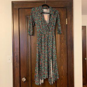 NWT If She Loves Midi Floral Dress M